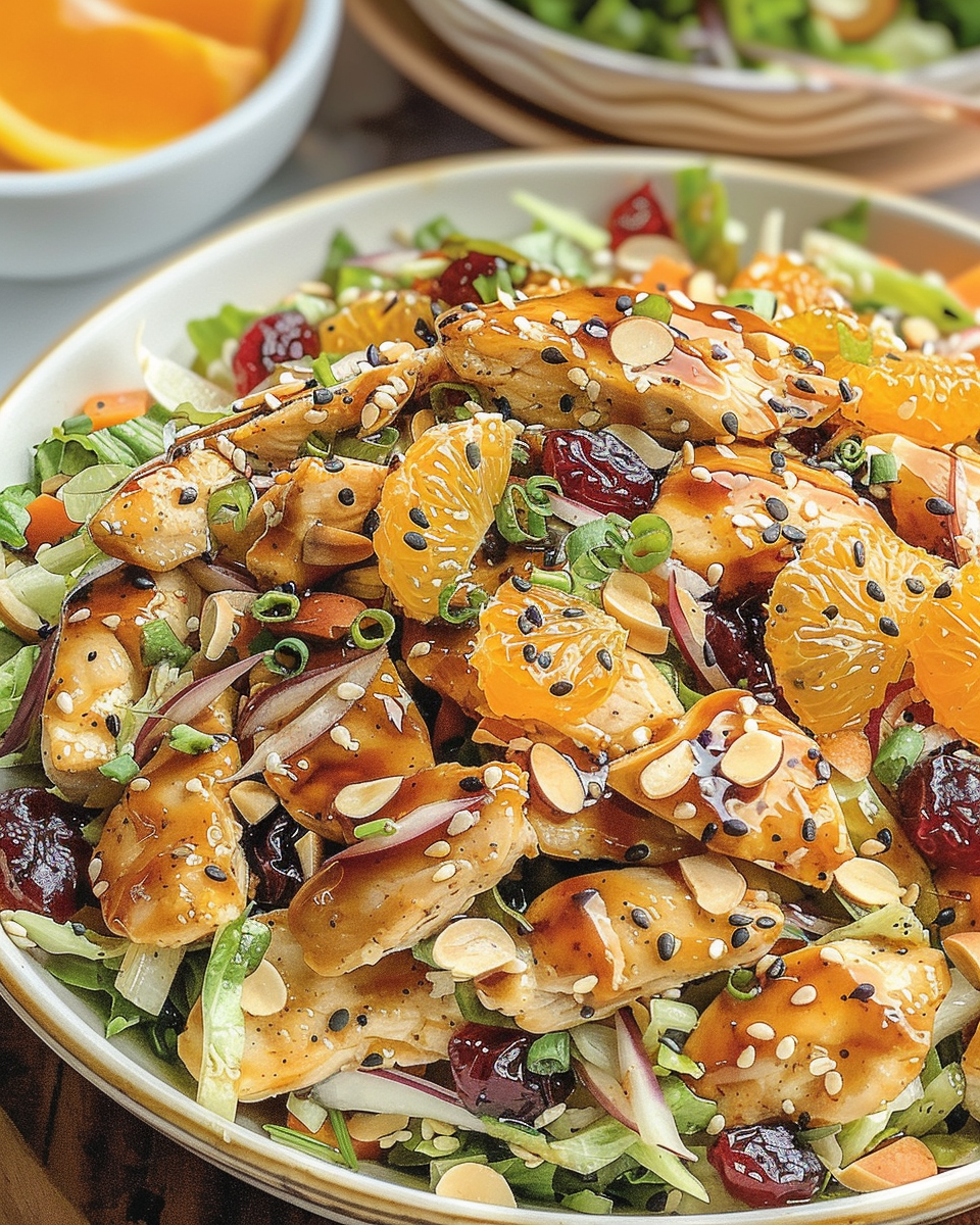 Asian Chicken Cranberry Salad