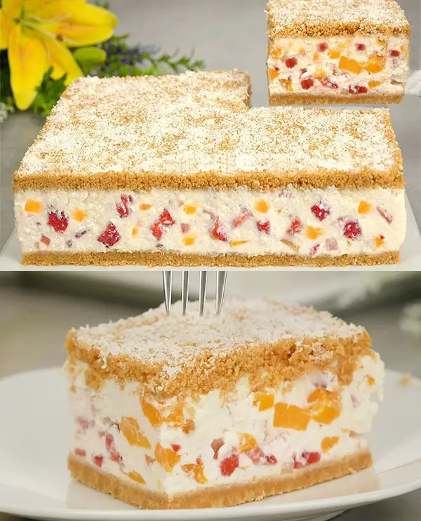 No-Bake Fruity Cream Cheese Delight