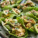 Avocado Chicken Salad Lettuce Wraps