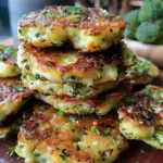 BROCCOLI FETA FRITTERS