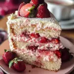 Best Strawberry Cake Ever