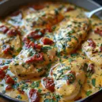 Chicken in a Creamy Parmesan and Sundried Tomato Sauce