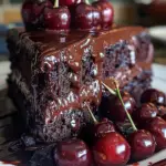 Chocolate Cherry Dr Pepper Cake