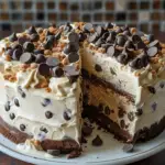 Chocolate Chip Cookie Dough Ice Cream Cake