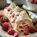 Easy Strawberry Cake Roll