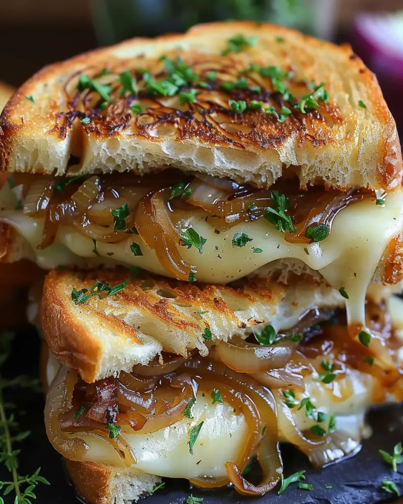 French Onion Grilled Cheese