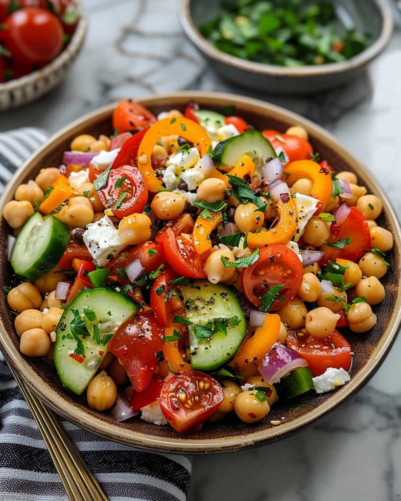 Greek Chickpea Salad