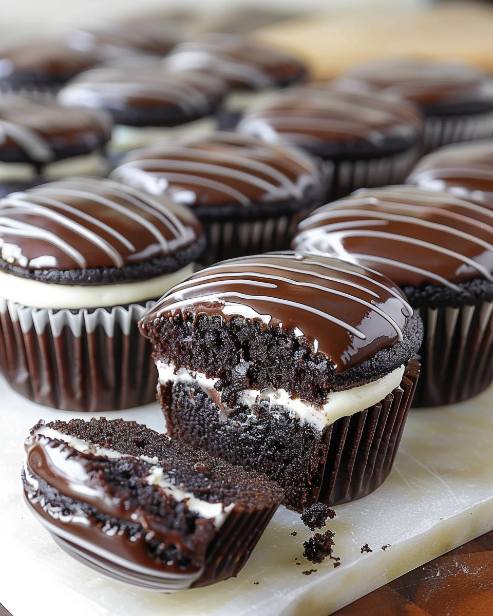 Homemade Hostess Cupcakes