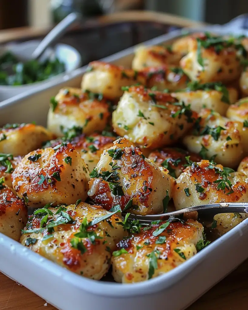 Lemon Garlic Chicken Bites