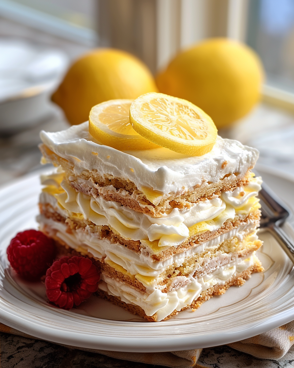 Lemon Icebox Cake