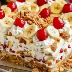 No-Bake Banana Split Cake