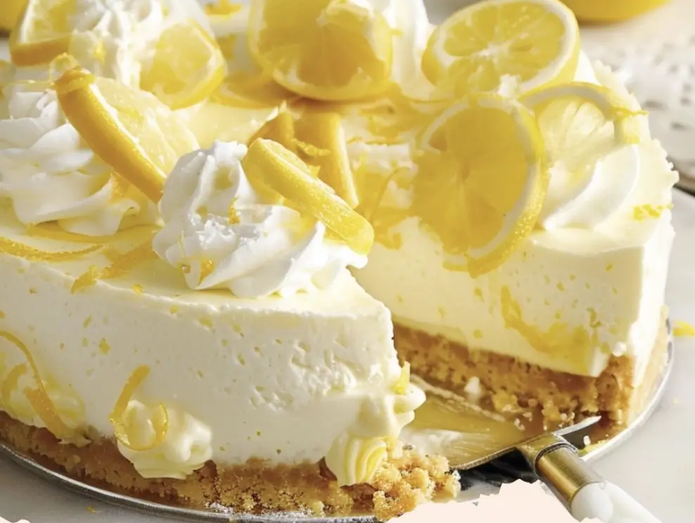 No-Bake Lemon Cheesecake