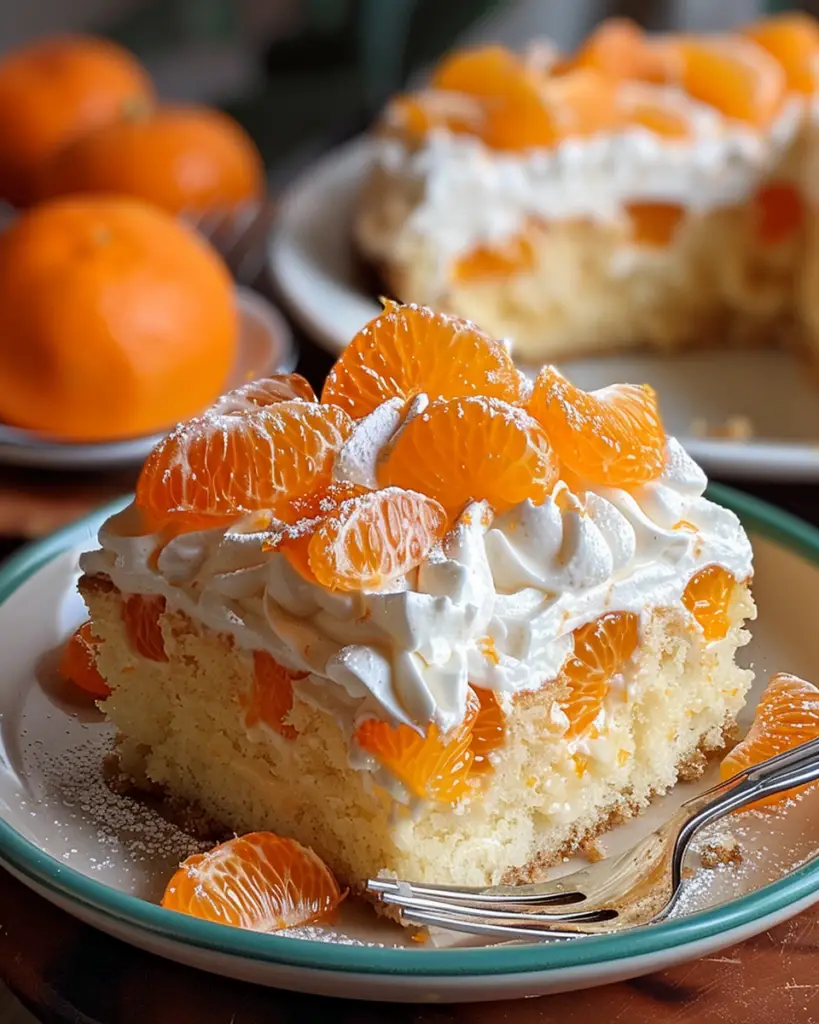 Orange Crush Poke Cake