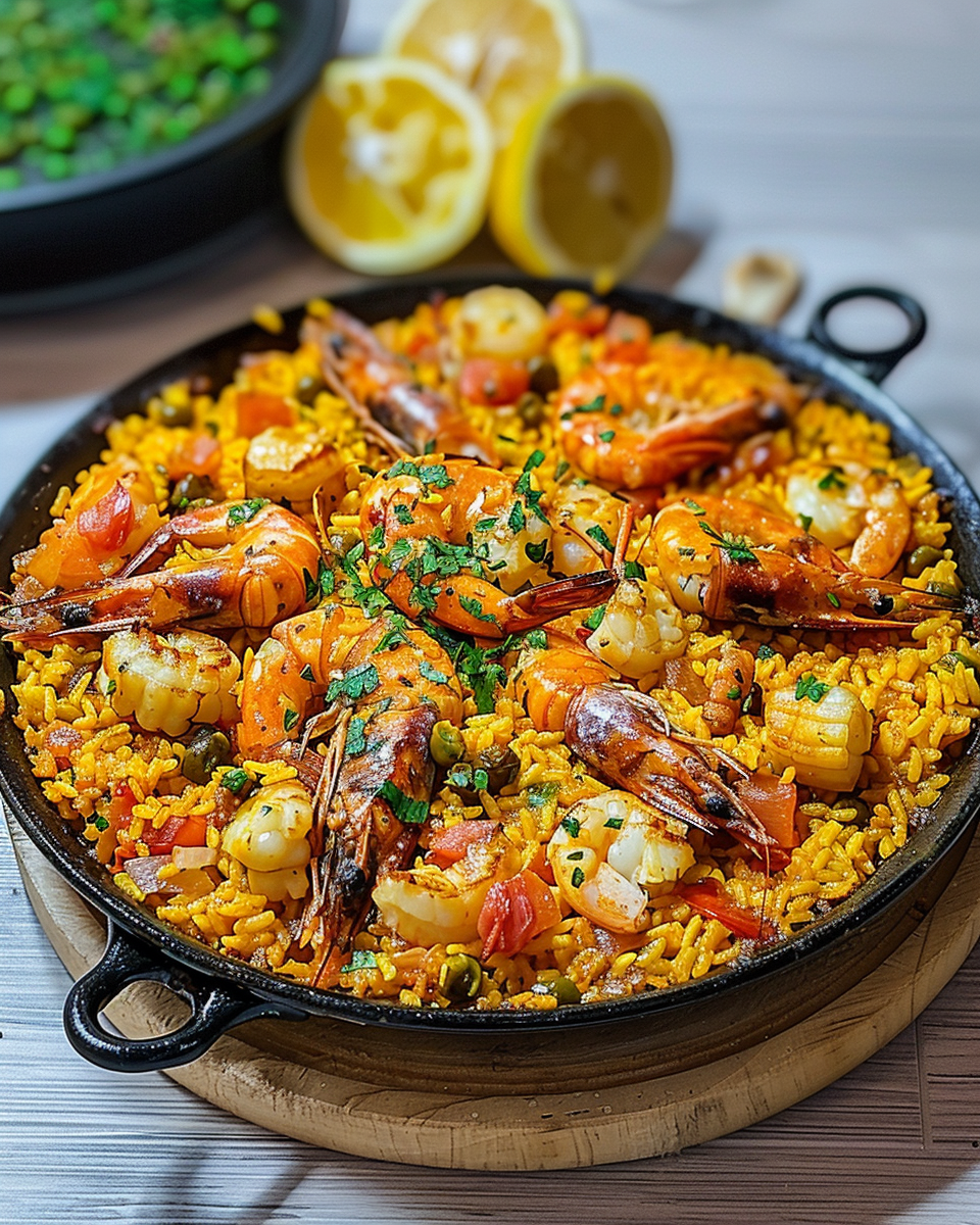 Spanish Seafood Paella