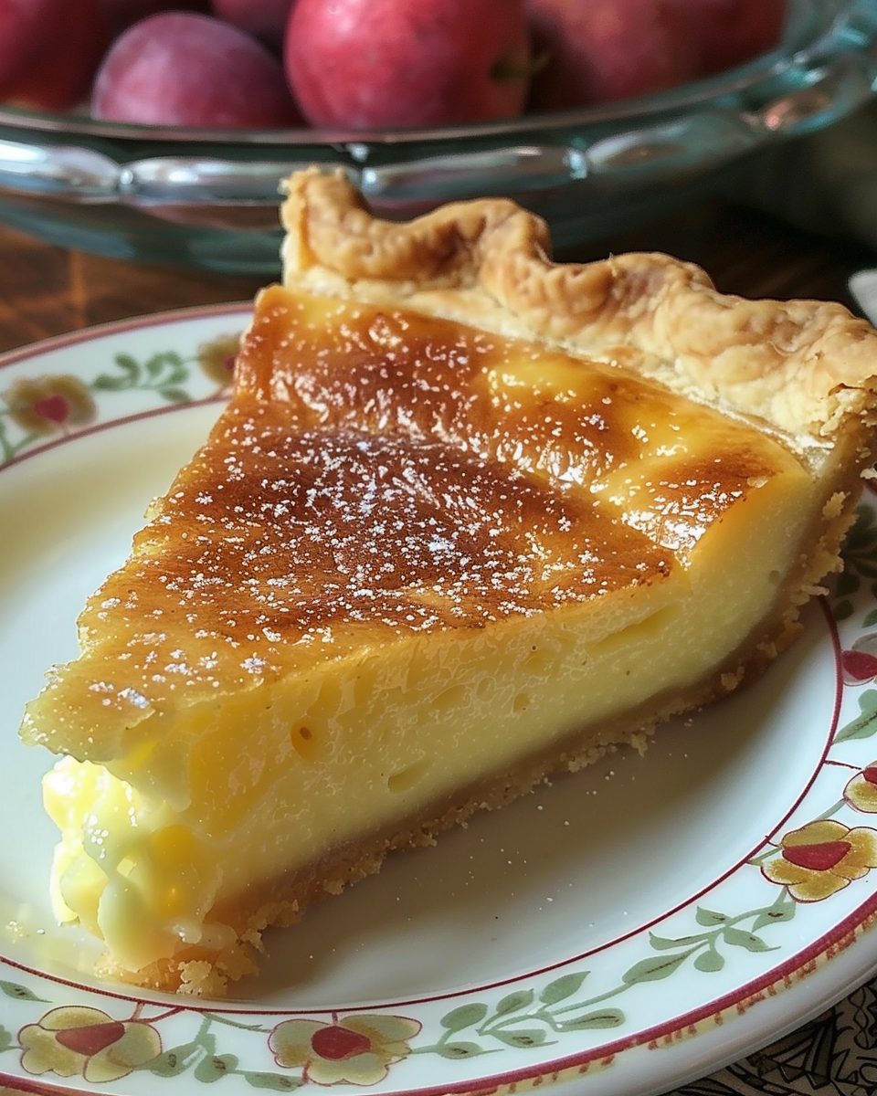 The Old Fashioned Custard Pie