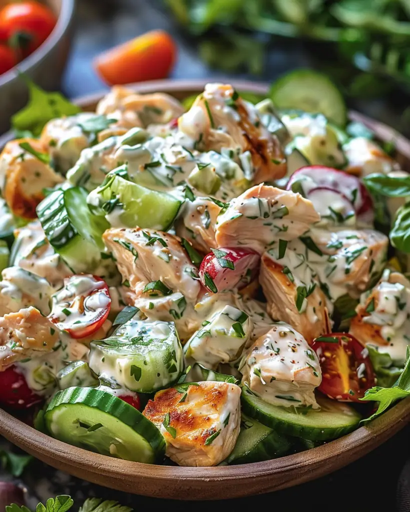 Tzatziki Chicken Salad