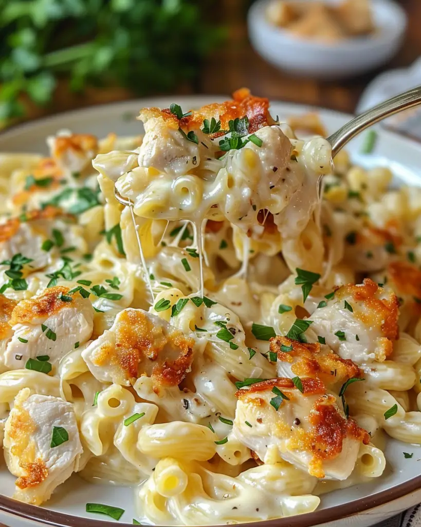 Creamy Garlic Parmesan Chicken Pasta